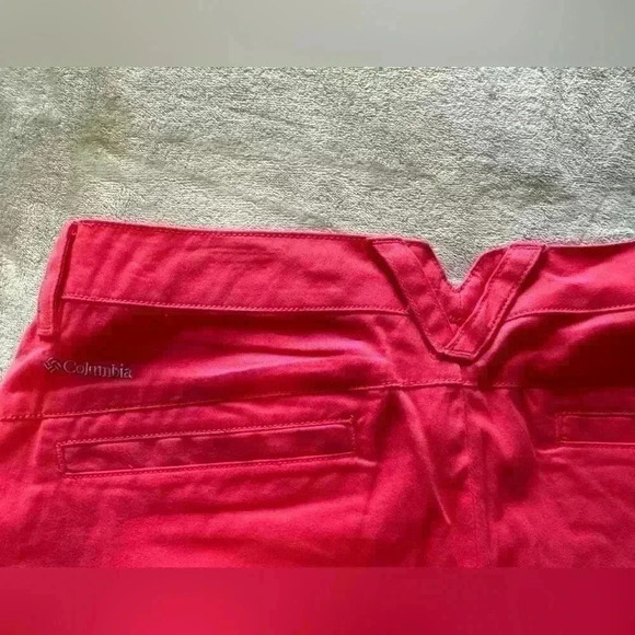 Columbia Kenzie Cove Short Everyday Chinos Casual Active In Coral Size 6 Women’s - Picture 3 of 6